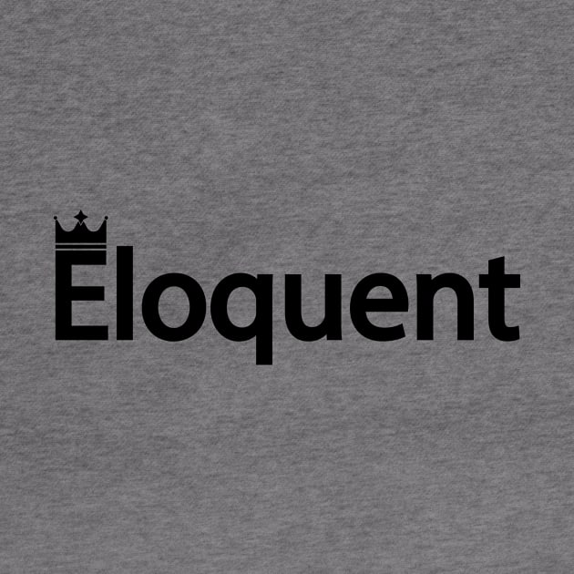 Eloquent typography design by CRE4T1V1TY